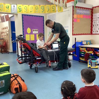 Ambulance visit to Reception Class